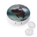 Contact Lens Case Diving Hippo Print Plastic Contact Lens Case contact Lens Care Box ontact Lens Travel Box