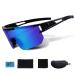 Sunglasses men,Polarized Sports Sunglasses for Running Cycling Fishing,Sunglasses for men women Dark Blue Lens