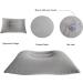 Dogxiong 2 Pack Ultralight Inflatable Pillows - Small Squared Flocked Fabric Beach Pillows for Camping and Travel - Gray - Buy Online on GoSupps.com