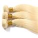 Elailite Real Hair Tresses - 30cm Brazilian Human Hair Bundles Extensions #613 Bleached Blonde 100g - Smooth Quality Hair Extensions - Buy Online on GoSupps.com