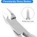 Velodios Cuticle Trimmer and Cuticle Cutter Extremely Sharp Cuticle Nippers Professional Stainless Steel Cuticle Remover Perfect Nail Care Tool for Home/Spa/Salon Manicures - Silver - Buy Online on GoSupps.com