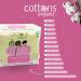 Cottons Ultra-Thin Pads with Wings - Super Absorbency, Organic Cotton Coversheet - 12 Individually Wrapped, Unscented & Chlorine Free - Single Pack - Buy Online on GoSupps.com