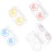 Solustre 8-Piece Contact Lens Container Set | Cosmetic Lens Organizer & Storage Box | Ideal for Clinics - Buy Online on GoSupps.com