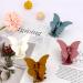 ATODEN Butterfly Hair Clips - Set of 4 Matte Claw Clips for Girls and Women, Pink Hair Accessories - Buy Online on GoSupps.com