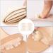 Holibanna 6 Pairs Heel Grip Cushions | High Heel Forefoot Metatarsal Pad Inserts | Reusable Insoles for Men & Women - Beige - Buy Online on GoSupps.com