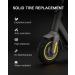 10 Inch Solid Rubber Tire for Ninebot Segway MAX G30 G30P G30LP Kickscooter - 2PCS Replacement Tires with Dual Shock Absorption, Honeycomb, Explosion-Proof - Front/Rear Tyre Accessories - Buy Online on GoSupps.com