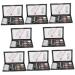 Healvian 8 Sets Eyebrow Powder Set Lady Eyebrow Powder Matte and Brow Makeup Eyeow Mp e Abs