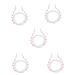 SBTRKT 5 piece of eye chain made of alloy robust beautiful design easy to wear suitable for sunglasses sunglasses older people pink