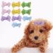 10Pcs/Set Dog Hair Bows Lovely Pets Hair Clips Bowknot Clip Hairpins Cats Dogs Hair Accessories Pet Grooming Products for Puppies Cats and Other Small Pets