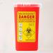 EXCEART Biohazard Sharps Disposal Container - Small Portable Needle and Syringe Disposal for Travel and Home Use (Red) - Buy Online on GoSupps.com