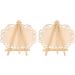 Panysilioer Set of 2 Nail Art Display Board Colour Cards Frame Wooden Board Display Board Manicure Tool Oval - Buy Online on GoSupps.com