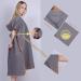 Megawodar Microfiber Poncho Towel - Adult Surf Beach Wetsuit Changing Robe - Gray - Buy Online on GoSupps.com