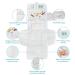 Portable XL Changing Pad - Waterproof Foldable Diaper Pad with 6 Pockets | Perfect Gift for Newborns - Buy Online on GoSupps.com