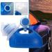 Portable Male Car Urinal 2000ml Large Capacity Reusable Bottles Urinal Travel Mobile Pee Night Camping Potty with Pot Lid Blue 1pcs - Buy Online on GoSupps.com