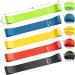 Buy Exercise Resistance Bands Set - 5 Natural Latex Workout Bands with Handles for Pilates Stretching Yoga & Home Fitness | International Shipping - Buy Online on GoSupps.com