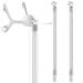 2 Packs Replacement Tube Assembly for Respironics Wisp, Include Short Tube & Elbow & Swivel, Replacement Tubing for Wisp(Not Compatible with DreamWisp), Medihealer CPAP Supplies