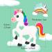 HAOBAOBEI Infant Unicorn Teether Toy - Natural Organic Silicone Teething Toy for Infants and Toddlers - Freezer Safe - White (1 Pack) - Buy Online on GoSupps.com