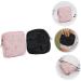 DOITOOL 4 Pcs Sanitary Napkin Storage Bag | Travel Makeup Organizer | Tampon Purses Period Kit | Cotton Linen Small Bag Black Pink | 11x11x3cm - Buy Online on GoSupps.com