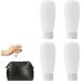 Refillable Cosmetic Dispensers 100ml Travel Containers for Shampoo Travel Containers for Shampoo Portable Leak Proof Bottle Refillable for Liquid Shampoo Lotion - Buy Online on GoSupps.com
