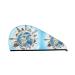 World Travel Microfiber Hair Towel Soft Super Absorbent Hair Towel Wrap for Women Coral Velvet Quick Dry Hair Cap for Long Curly and Thick Hair