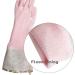 Rubber Latex Waterproof Dishwashing Gloves - 2 Pair Medium, Long Cuff, Flock Lining - Household Cleaning Gloves - Medium (Pack of 2) - Buy Online on GoSupps.com