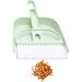 Jextou Small Dustpan and Brush Set Desk Cleaning Set - Portable Hand Cleaning Dustpan and Brush Set for Keyboard Countertop Green - Buy Online on GoSupps.com