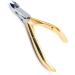 AAProTools 4" Professional Cuticle NIPPERS Acrylic Nail Clippers with Gold Handle - Buy Online on GoSupps.com