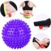 Evscan Soft Spike Yoga Massage Ball - Plastic Roller & Finger Relaxer - Foot Massage Tool for Fitness Training - Violet S - Buy Online on GoSupps.com
