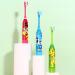 Kids Automatic Soft Toothbrush Set | Gentle Cartoon Whitening Heads | Suitable for Toddler | Vibrating & Sensitive | Assorted Colors | 18.5X2.3X2.3cm - Buy Online on GoSupps.com