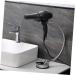 Alipis Adjustable Blow Bathroom Storage Suction Hair Stand Cup Steel Holder Dryer Rack Hands - Buy Online on GoSupps.com