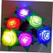 LIFKICH 6pcs Silk Roses Valentines Day Gift Romantic Candles Artificial Rose Never Withered Rose Red Home Decor Wishing Bottle Rose Gifts Eternal Rose Lamp Blue Gifts Led Blue Rose Blue 40X10X10cm - Buy Online on GoSupps.com