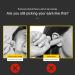 Stainless Steel Ear Picking Spoon Set - 6 Piece Safe Ear Wax Removal Tools with PU Leather Case for Kids Adults & Seniors (Black - Buy Online on GoSupps.com
