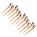 12pcs Rose Gold Hair Clips Hairpin Set - Salon Clamp Grips for Hairdressers | Durable Duckbill Hair Accessories - Buy Online on GoSupps.com