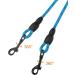 Taglory Double Linen for Dogs | Adjustable Reflective Climbing Rope | 75cm Blue - Perfect for 2 Dogs - Buy Online on GoSupps.com