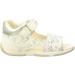 Geox Baby Girl's Sandal Tapuz First Steps - White Silver - Size 3.5 UK Child - Buy Online on GoSupps.com