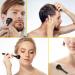 LOPHE Derma Roller 0.5mm Microneedle Derma Roller for Men and Women Professional Microneedling Derma Needling Micro Needle Roller Facial Wrinkles Hair Loss Stretch Marks Hair Regrowth Black head + black handle - Buy Online on GoSupps.com