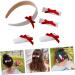MAGICLULU 1 Set Hairpin Hair Accessories for Barrettes for Hair Band with Clips Headbands for Hair Bows Clips Girl Bows Clips Bows Clips for Headband with Clips - Buy Online on GoSupps.com