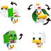 Mattel Minecraft Flippin Figs Sheep & Chicken Figures 2-Pack with 2-in-1 Fidget Play Large Heads & Pixelated Design HXK17 - Buy Online on GoSupps.com