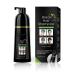 NVLEPTAP Black Hair Dye Shampoo 3 in 1 Instant Black Hair Shampoo for Men Women Hair Color Shampoo Coverage Grey Hair Shampoo Para Canas Mujer - Black