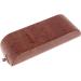 Elegant Cognac Imitation Leather Folding Case with Wood Look & Magnetic Closure - International Shipping Available - Buy Online on GoSupps.com