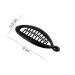 Buy 226-001 Black Banana Clips - Oval Hair Crab Clips 9x3.5 cm | French-Made Quality - Buy Online on GoSupps.com
