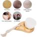 2Pcs Face Cleaning Brushes Wooden Handle Portable Manual Exfoliating Wash Facial Cleansing Brush Soft Bristle Face Cleaning Beauty Brush - Buy Online on GoSupps.com