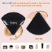 Rytrre 12 Pieces Triangle Powder Puff Set - Soft Velour Makeup Sponges for Loose Powder & Foundation - Stocking Stuffers Gift for Women - Black and Pink - Buy Online on GoSupps.com