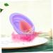 SOESFOUFU Cleaning Pad Clock Wall Decor Silicon Brush Cleaner Beauty Tools Brush Washer Cosmetic Brush Cleaning Bowl Makeup Brush Scrubber Pad Face Make up Cushion Silica Purple 14.5x11cm Purple - Buy Online on GoSupps.com
