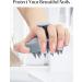 Heeta Scalp Massage Brush for Wet & Dry Hair | Soft Silicone Shampoo Brush for Gentle Head Massage - Sky Gray - Buy Online on GoSupps.com