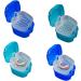 Premium Healeved 4-Piece Retainer Case Set | Secure Container for Dentures & Prostheses | International Shipping Available - Buy Online on GoSupps.com