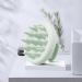 Head Massage Brush - Silicone Scalp Massager for Dandruff Hair Growth & Relaxation | Shop Green - Buy Online on GoSupps.com