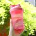 Buy Pink Protein Shaker Bottle 400ml - Anti-Leak Workout Mixer with Mixball for Fitness & Gym | Durable Plastic Supplement Cup - Buy Online on GoSupps.com