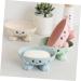 LABRIMP 2pcs Soap Dish Soap Shower Sponge Holder Soap Dish with Drain Soap Dishes for Bar Soap Children Storage Frame Shower Soap Dish Soap Container Cartoon Soap Box As Shown 15.5x6CM - Buy Online on GoSupps.com