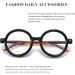 Shop Gleyemor Retro Round Blue Light Glasses - Stylish Vintage Circle Eyeglasses for Men & Women - Black & Tortoise - Perfect for Cosplay & Costume - Buy Online on GoSupps.com